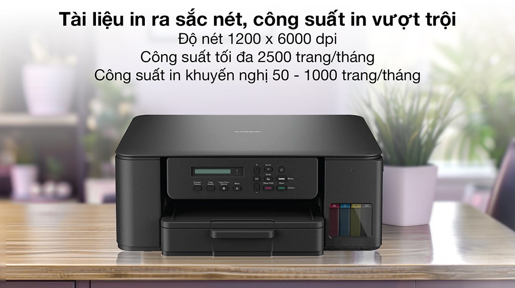 Máy in phun màu đa năng Brother DCP-T530DW Wifi
