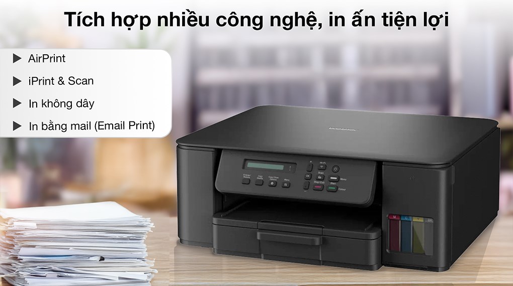 Máy in phun màu đa năng Brother DCP-T530DW Wifi