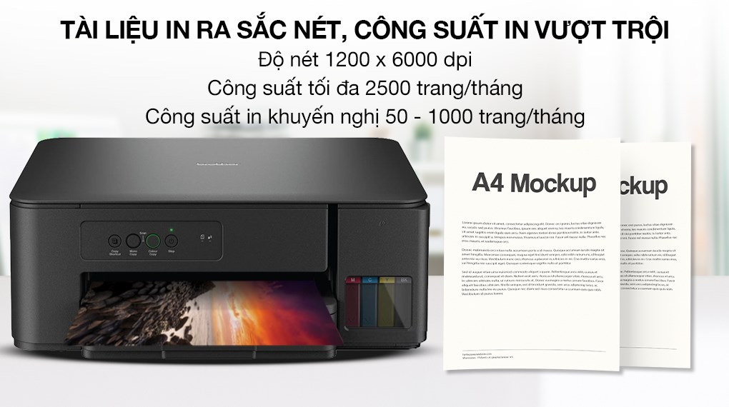 Máy in phun màu đa năng Brother DCP-T230