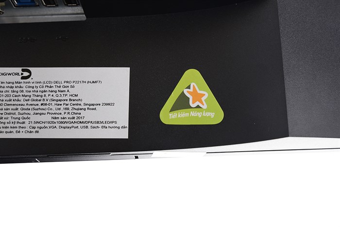 Màn hình máy tính Dell HD 21.5 inch P2217H Màu Đen