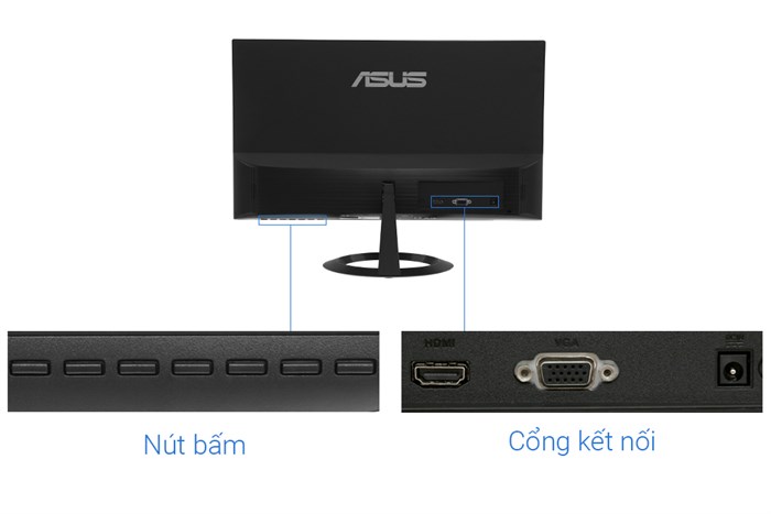 Màn hình Asus Full HD 21.5 inch VZ229HE Màu Đen