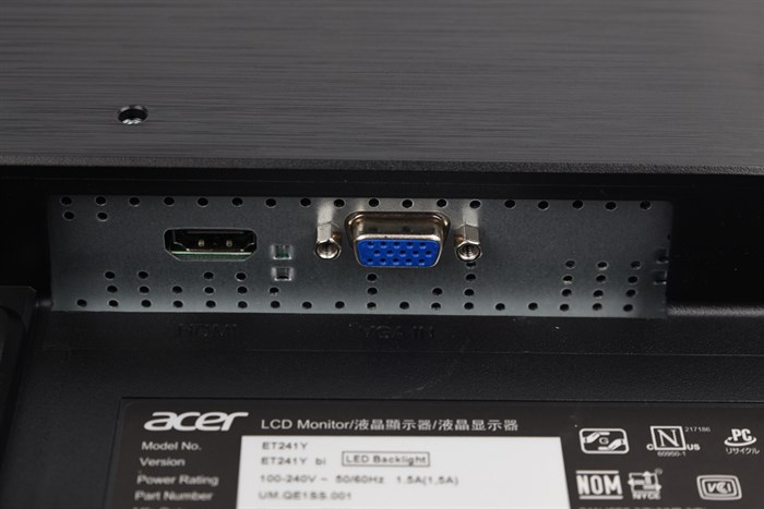 Màn hình Acer Full HD 24 inch ET241 Màu Đen