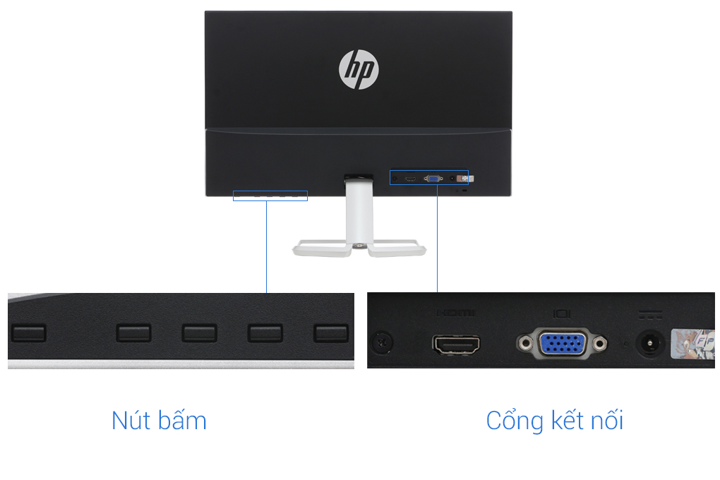 LCD HP 23F 23 inch Full HD (3AK97AA) Màu Đen
