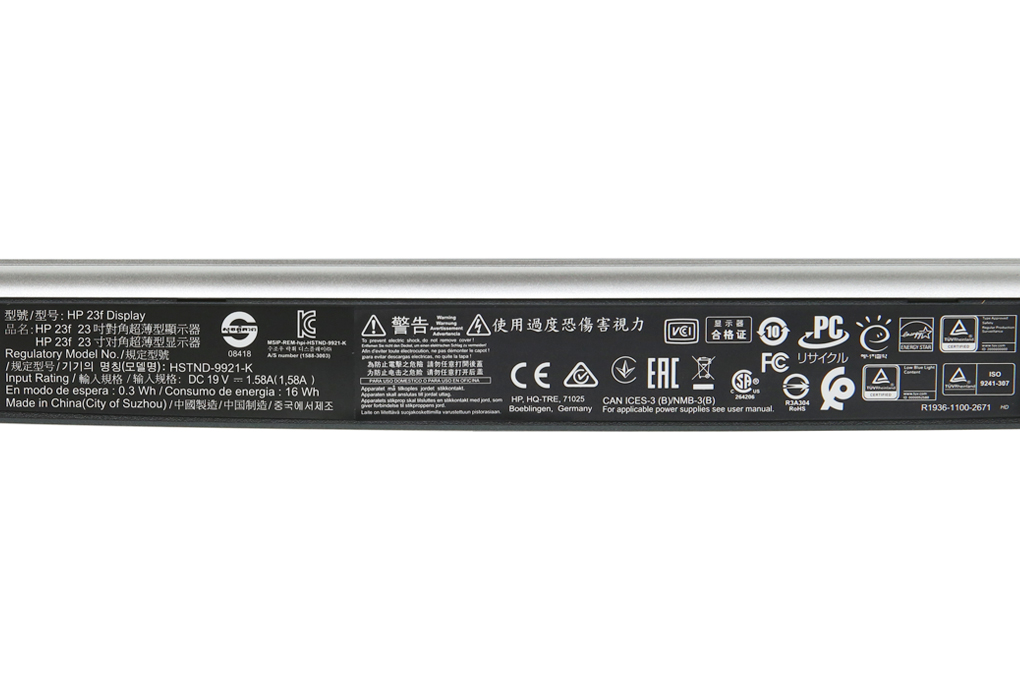 LCD HP 23F 23 inch Full HD (3AK97AA) Màu Đen