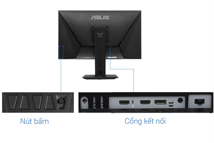 Màn hình Asus TUF Gaming VG279QM 27 inch Full HD/280Hz/1ms Màu Đen