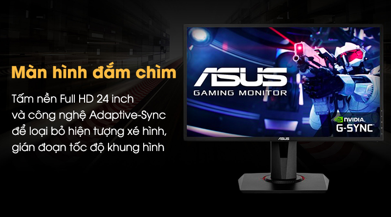 ASUS LCD Gaming 24 inch Full HD 0.5ms 165Hz (VG248QG)