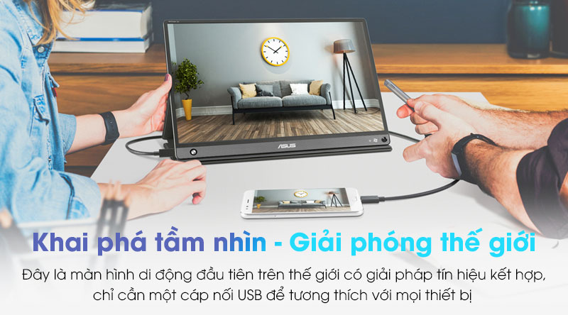 Màn hình di động Asus ZenScreen GO MB16AHP 15.6 inch FHD/60Hz/5ms/Pen/TypeC/MicroHDMI