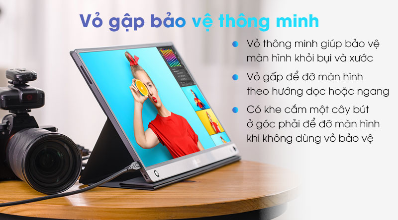 Màn hình di động Asus ZenScreen GO MB16AHP 15.6 inch FHD/60Hz/5ms/Pen/TypeC/MicroHDMI