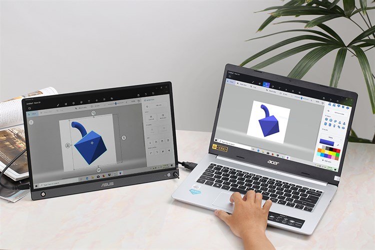 Màn hình di động Asus ZenScreen GO MB16AHP 15.6 inch FHD/60Hz/5ms/Pen/TypeC/MicroHDMI Màu Đen