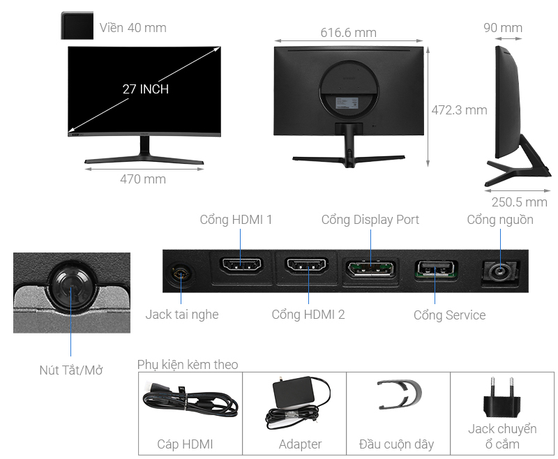 Samsung LCD Gaming 27 inch Full HD 240Hz 4ms (LC27RG50FQEXXV)