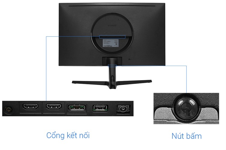 Màn hình Samsung Gaming LC27RG50FQEXXV 27 inch Full HD/240Hz/4ms