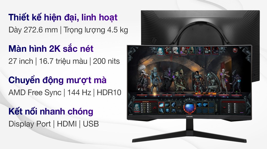 Samsung LCD Gaming 27 inch WQHD (LC27G55TQWEXXV)