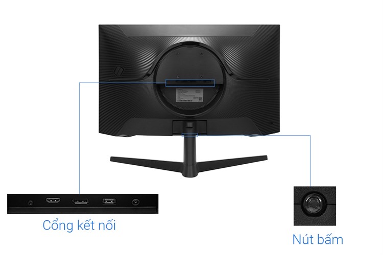 Samsung LCD Gaming 27 inch WQHD (LC27G55TQWEXXV) Màu Đen