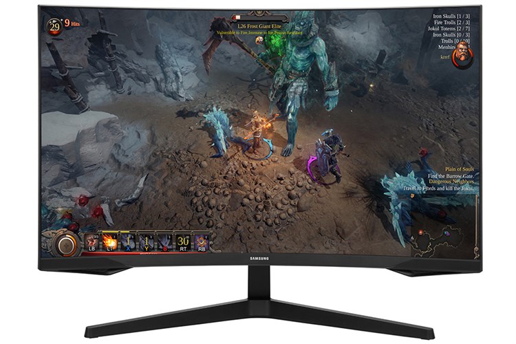 Samsung LCD Gaming 32 inch WQHD 144Hz 1ms (LC32G55TQWEXXV) Màu Đen