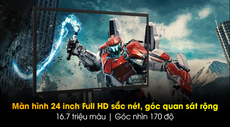 ViewSonic LCD Gaming VX2458-P-MHD 24 inch Full HD 144Hz 1ms