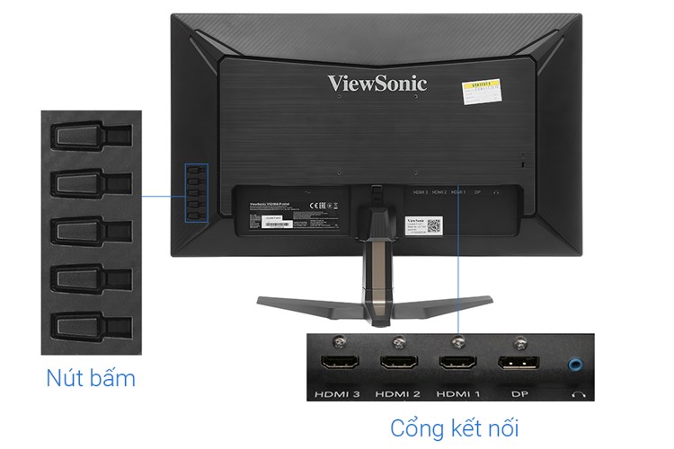 Màn hình ViewSonic Gaming VX2458-P-MHD 24 inch Full HD/144Hz/1ms Màu Đen