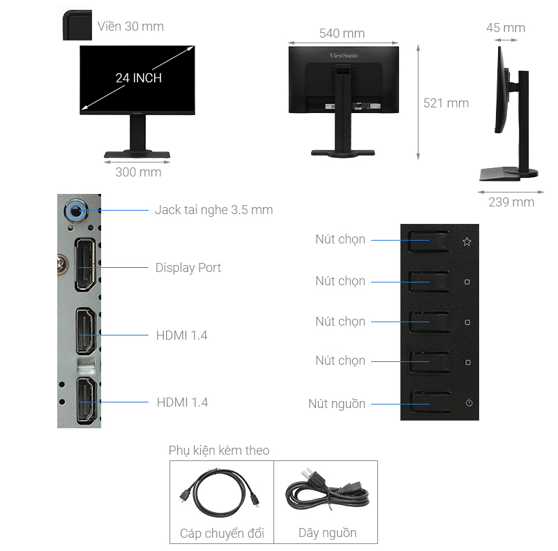 ViewSonic LCD Gaming XG2405 24 inch Full HD 144Hz 1ms