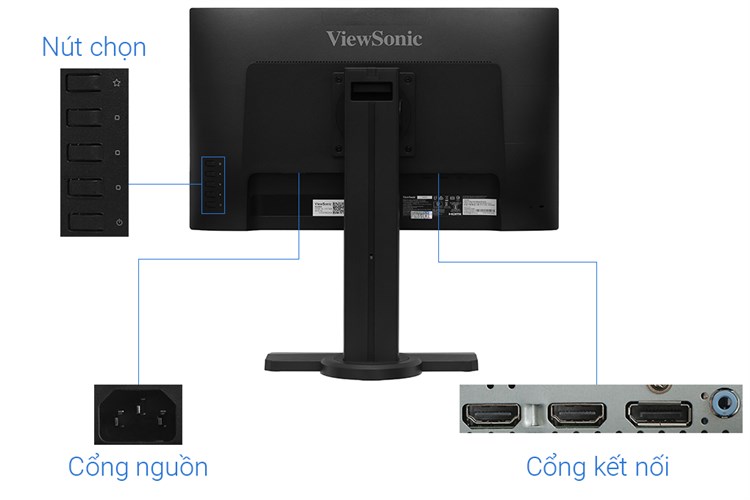 ViewSonic LCD Gaming XG2405 24 inch Full HD 144Hz 1ms Màu Đen