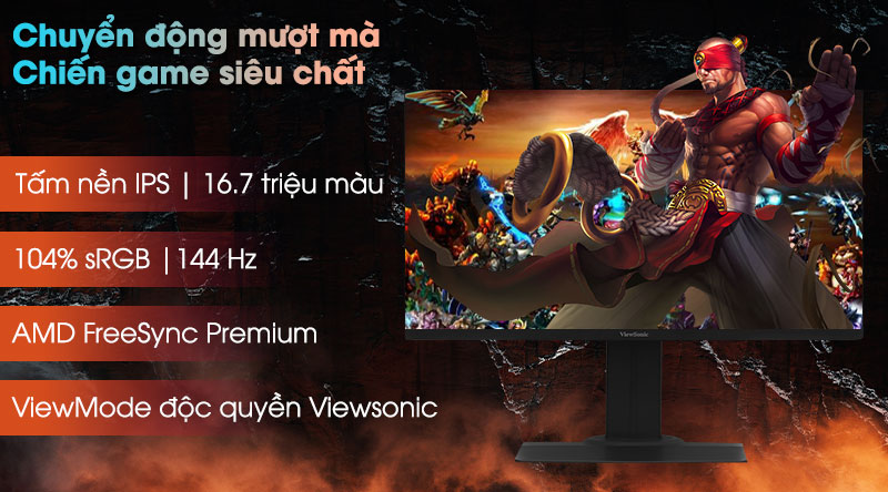 ViewSonic LCD Gaming XG2705 27 inch Full HD 144Hz 1ms