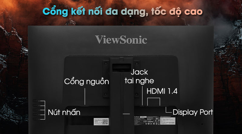 Màn hình ViewSonic Gaming XG2705 27 inch Full HD/144Hz/1ms