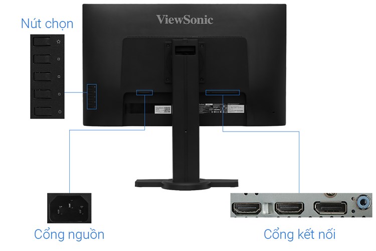 Màn hình ViewSonic Gaming XG2705 27 inch Full HD/144Hz/1ms Màu Đen