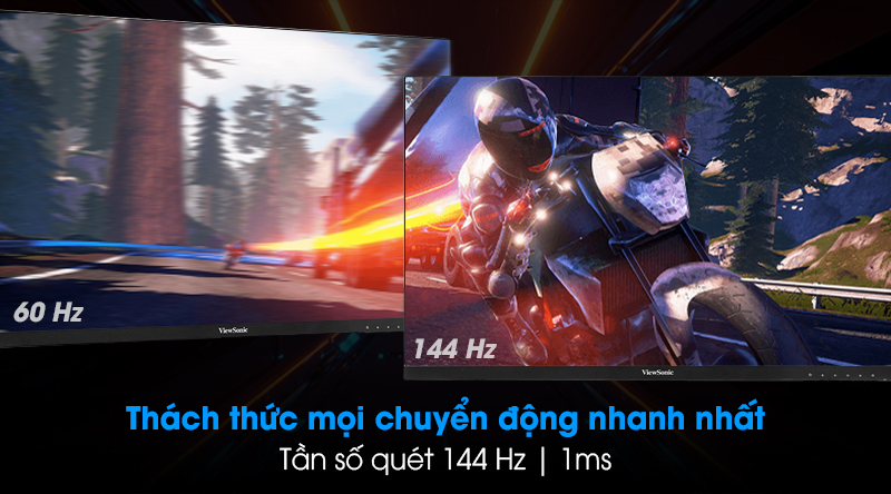 Viewsonic LCD Gaming XG2705 27 inch 2K 144Hz 1ms - Tần số quét