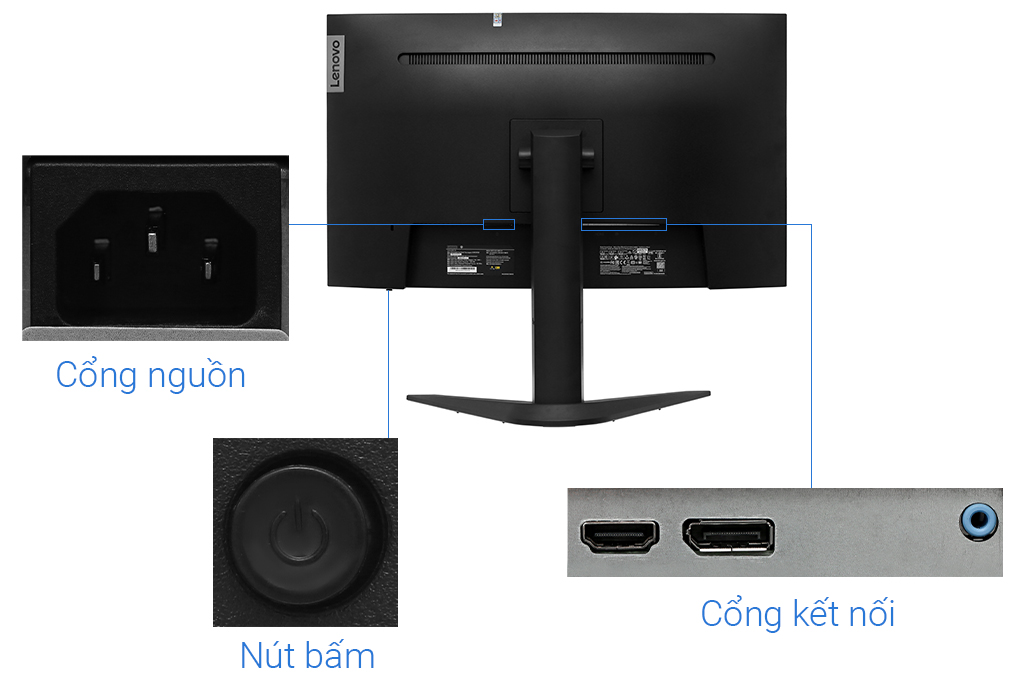 Lenovo LCD Legion Gaming G27c-10 27 inch Full HD 165Hz 1ms (66A3GACBVN) Màu Đen