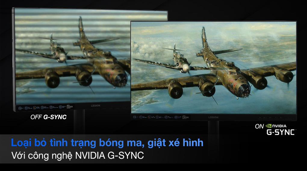 Màn hình Lenovo Legion Gaming Y25-25 66AAGAC6VN 24.5 inch FHD/240Hz/1ms/FreeSync/DisplayPort/USB