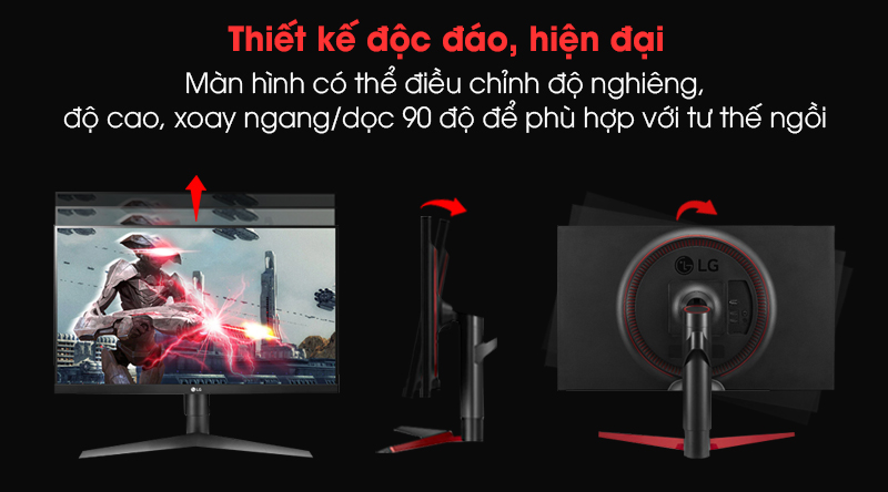 Màn hình LG Gaming UltraGear 27GL650F-B.ATV 27 inch FHD/144Hz/1ms