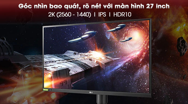 LG LCD UltraGear Gaming 27GL850-B.ATV 27 inch 2K 144Hz 1ms