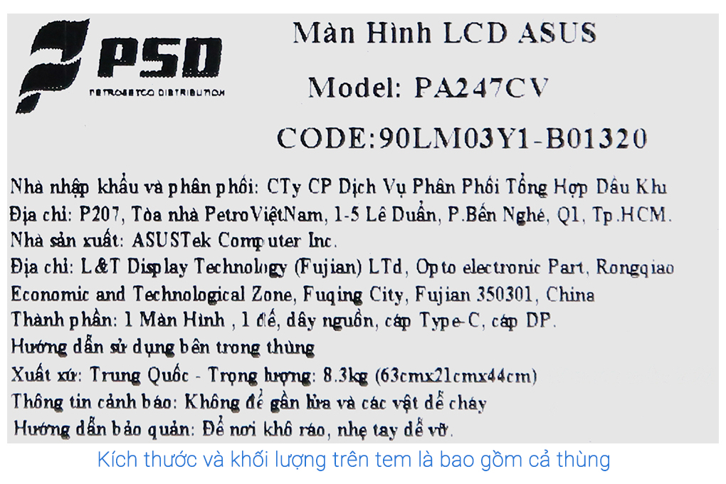 Màn hình Asus ProArt PA247CV 23.8 inch FHD/IPS/75Hz/5ms/DisplayPort/TypeC Màu Đen