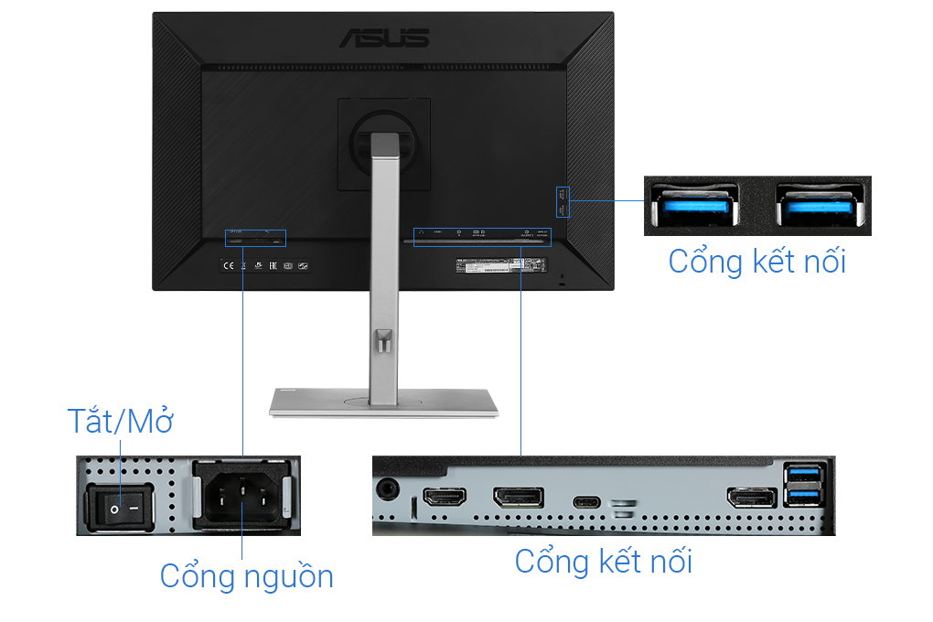 Asus LCD ProArt PA278CV 27 inch 2K 75Hz 5ms chính hãng