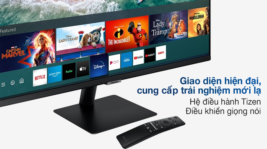 Màn hình Samsung LCD Smart Monitor M5 32 inch Full HD-Remote (LS32AM500NEXXV)