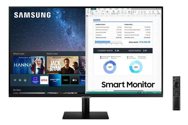 Màn hình thông minh Samsung Smart Monitor M5 32 inch Full HD - Remote (LS32AM500NEXXV)
