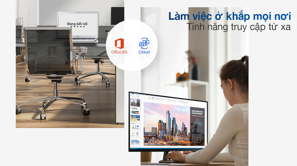 Samsung Smart Monitor M5 32 inch (LS32AM500NEXXV) - Truy cập từ xa