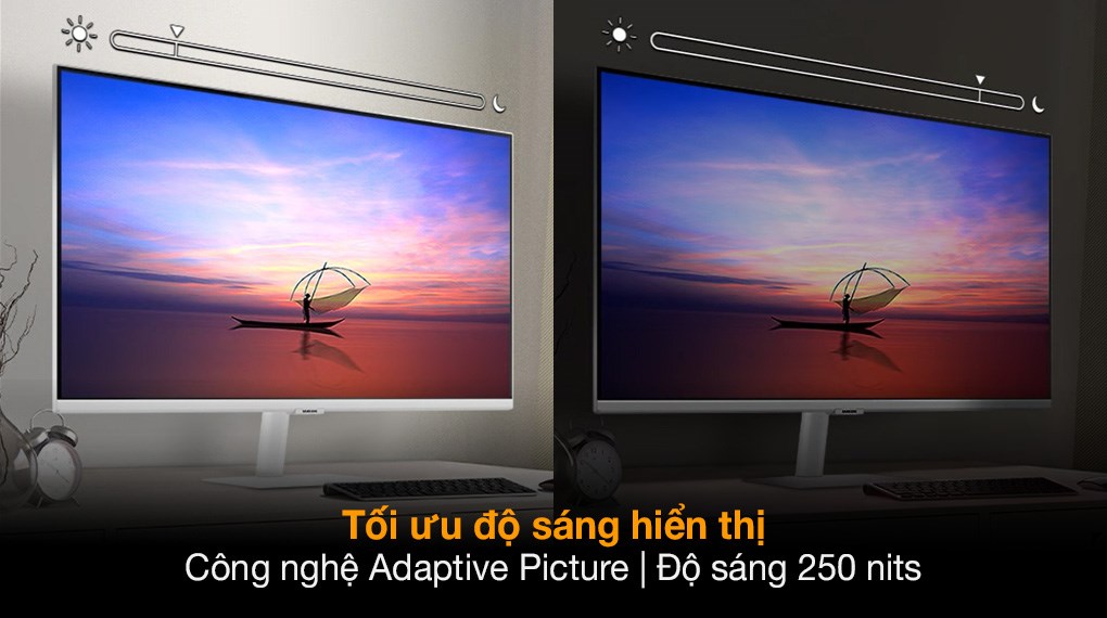 Màn hình thông minh Samsung Smart Monitor M5 27 inch Full HD - Remote (LS27AM501NEXXV)