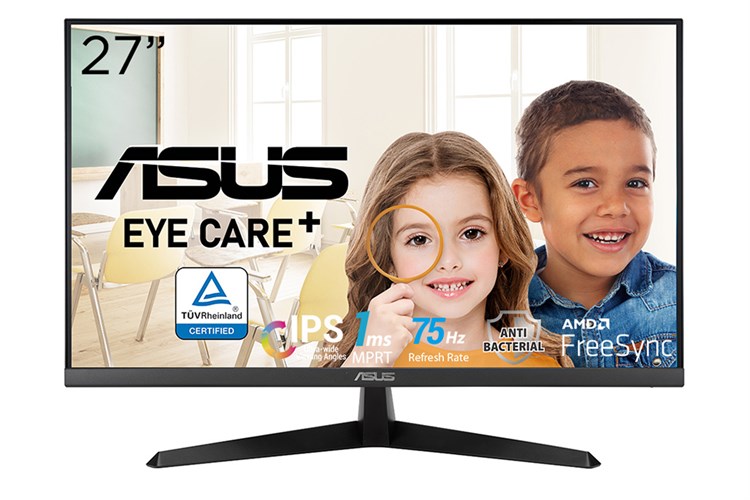 Màn hình Asus VY279HE 27 inch FHD/IPS/75Hz/1ms/FreeSync/HDMI Màu Đen