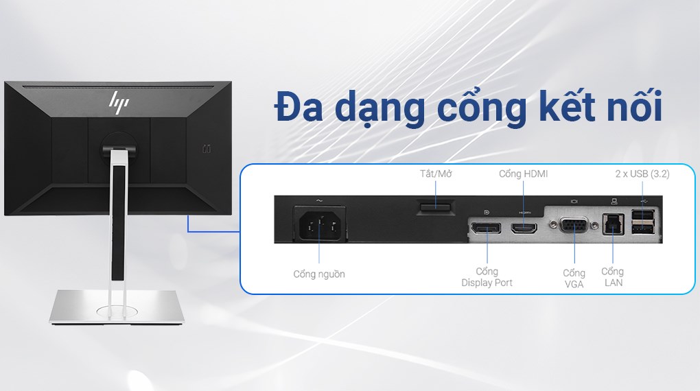 Màn hình HP EliteDisplay E22 G4 9VH72AA 21.5 inch FHD/IPS/60Hz/5ms/HDMI/DisplayPort/USB