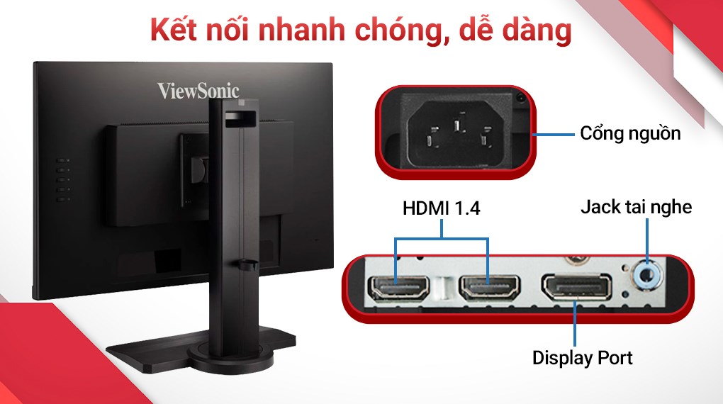 Màn hình ViewSonic Gaming XG2405-2 24 inch FHD/144Hz/1ms/FreeSync/HDMI