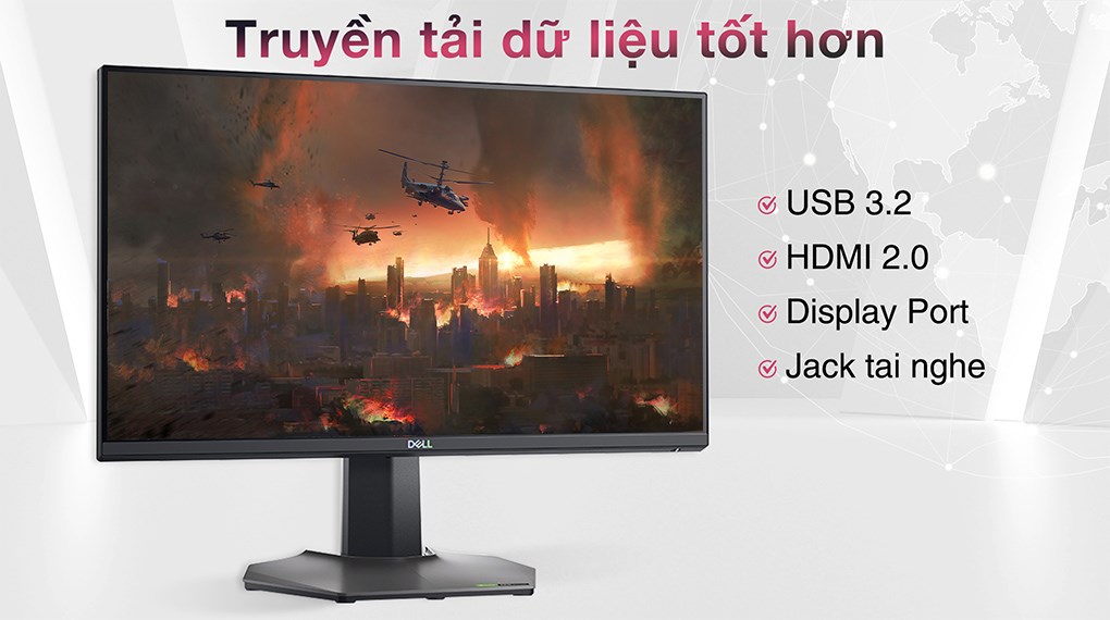 Màn hình Dell Gaming S2522HG 24.5 inch FHD/Fast IPS/240Hz/1ms/HDMI/DisplayPort