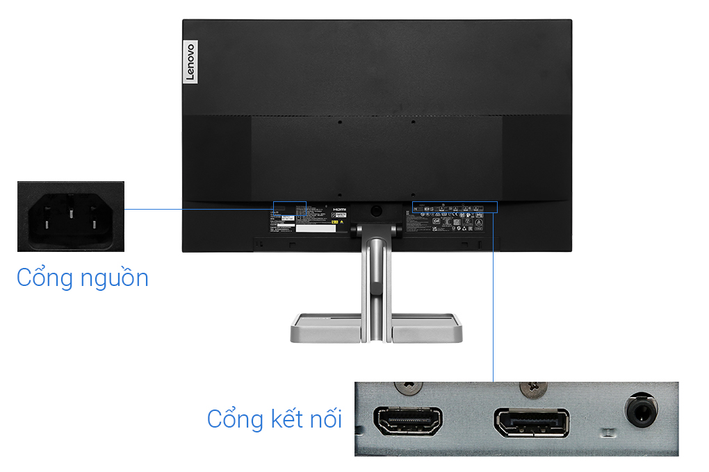 Màn hình Lenovo L24q-35 66D1GAC1VN 23.8 inch 2K/IPS/75Hz/4ms-6ms/HDMI Màu Đen