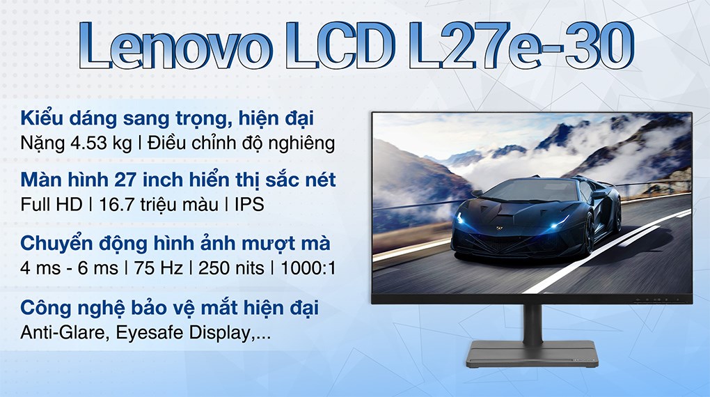 Màn hình Lenovo Full HD mang đến cho bạn trải nghiệm xem phim và chơi game tuyệt vời nhất. Với màn hình full HD, bạn sẽ nhận được hình ảnh và độ chi tiết cực kì sắc nét. Chọn màn hình Lenovo để trải nghiệm những giây phút tuyệt vời với hình ảnh đỉnh cao. Nhấn vào hình ảnh liên quan để khám phá thêm về màn hình Lenovo Full HD.