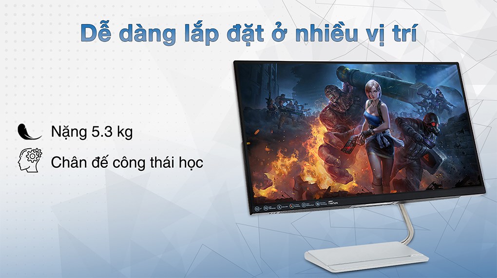 Màn hình Lenovo Q27q-20 66EFGAC3VN 27 inch 2K/75Hz/4ms-6ms