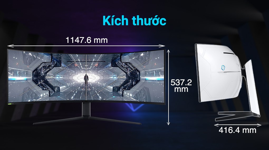 Màn hình Samsung Gaming Odyssey G9 LC49G95TSSEXXV 49 inch 4K/240Hz/5ms