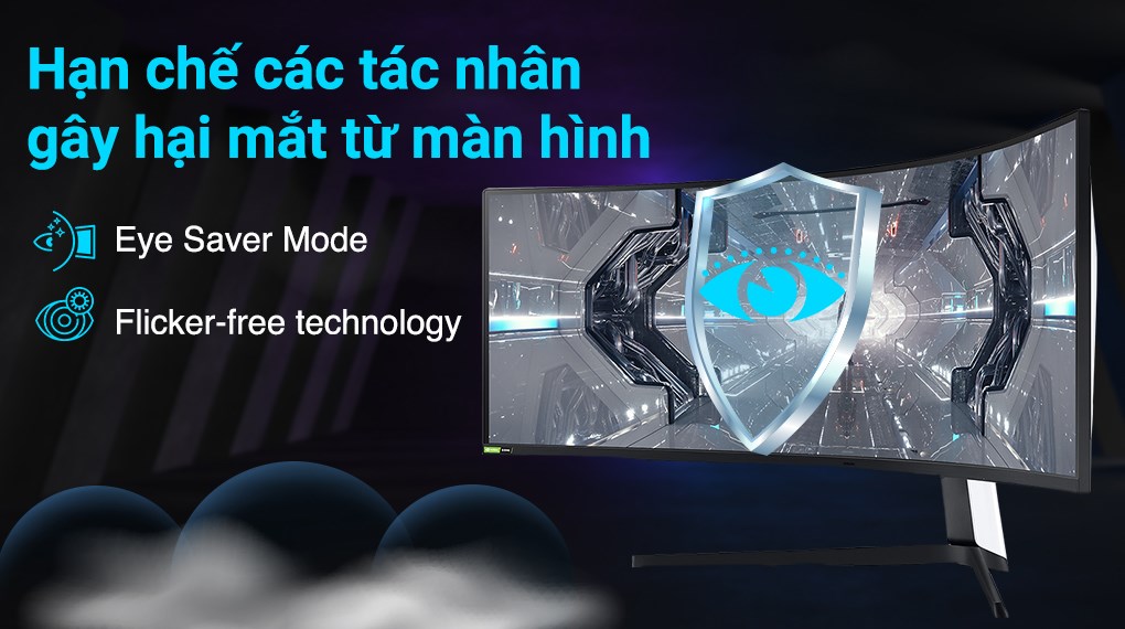Màn hình Samsung Gaming Odyssey G9 LC49G95TSSEXXV 49 inch 4K/240Hz/5ms