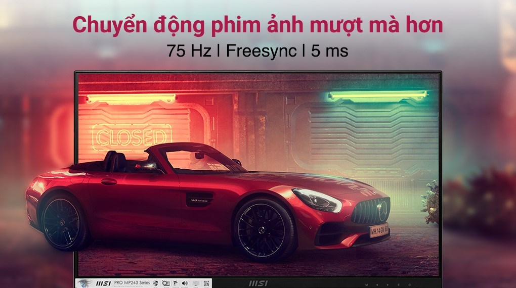 Màn hình MSI Pro MP243 23.8 inch FHD/IPS/75Hz/5ms/HDMI