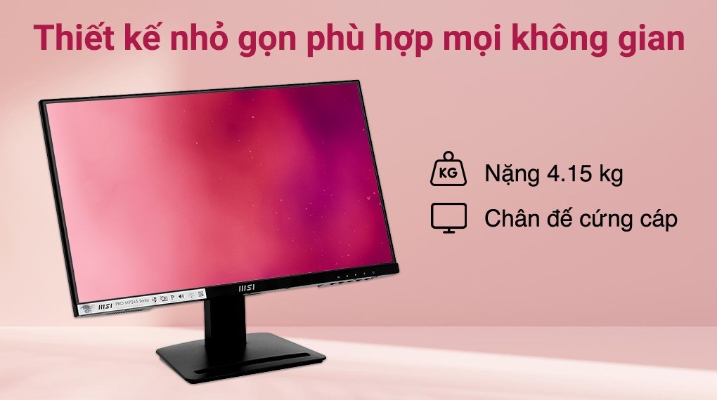 Màn hình MSI Pro MP243 23.8 inch FHD/IPS/75Hz/5ms/HDMI