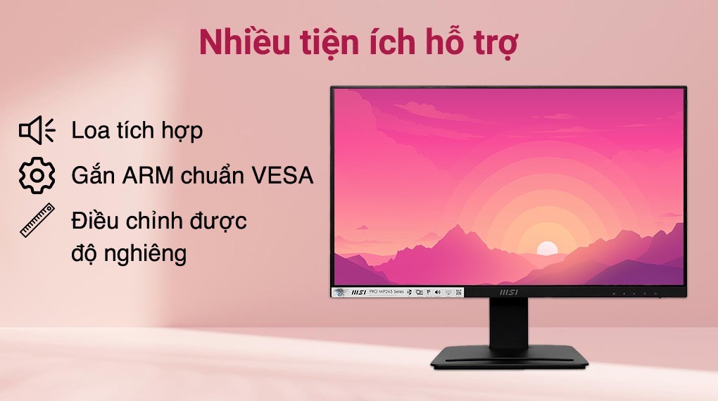 Màn hình MSI Pro MP243 23.8 inch FHD/IPS/75Hz/5ms/HDMI