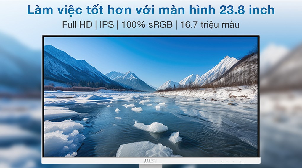 Màn hình MSI Pro MP243W 23.8 inch FHD/IPS/75Hz/5ms/FreeSync/HDMI