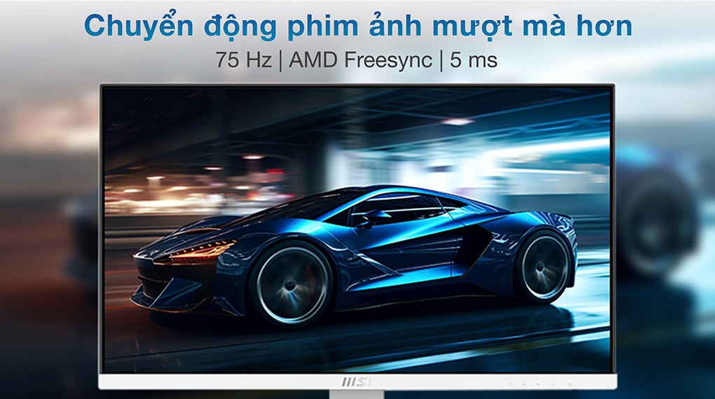 Màn hình MSI Pro MP243W 23.8 inch FHD/IPS/75Hz/5ms/FreeSync/HDMI
